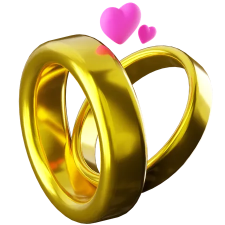 Intertwined Rings  3D Icon