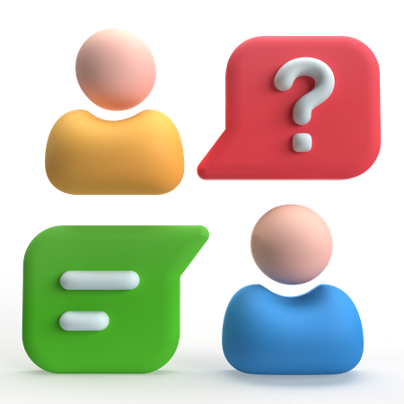 Interview  3D Icon
