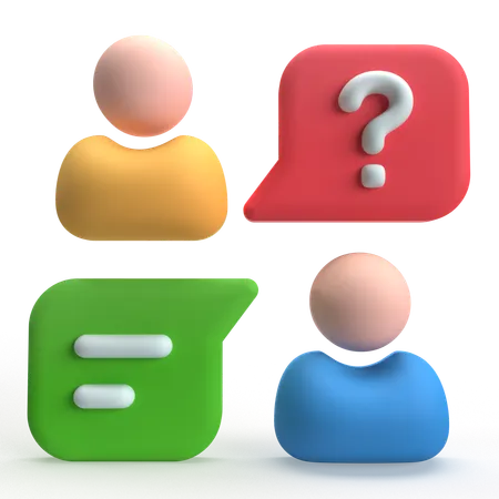 Interview  3D Icon