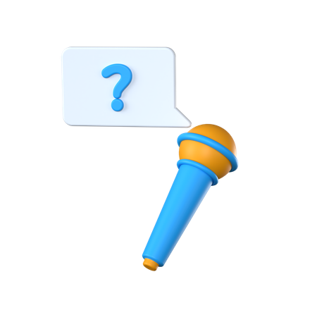 Interview  3D Icon