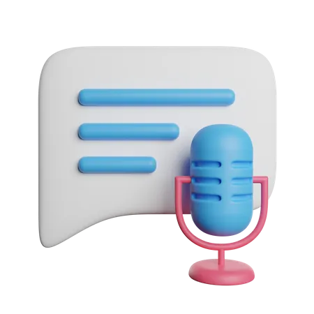 Interview Call  3D Icon