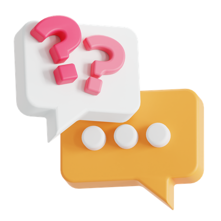 Interviews survey  3D Icon