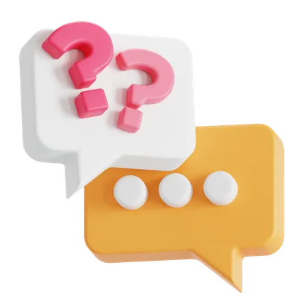 Interviews survey  3D Icon