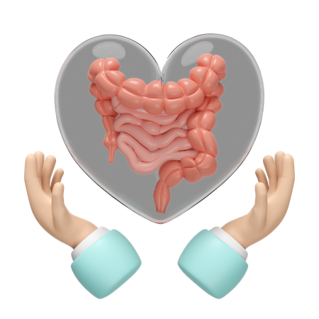 Intestine Care  3D Icon