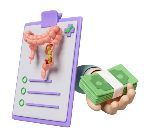 Intestine Report  3D Icon
