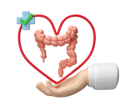 Intestinos que  3D Icon