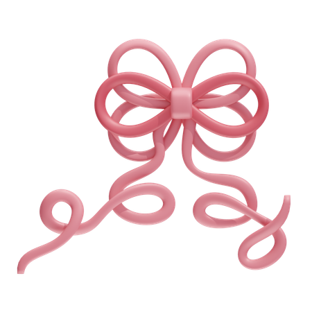 Intricate Ribbon Loops  3D Icon