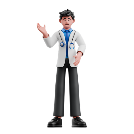 Introdução do médico  3D Icon