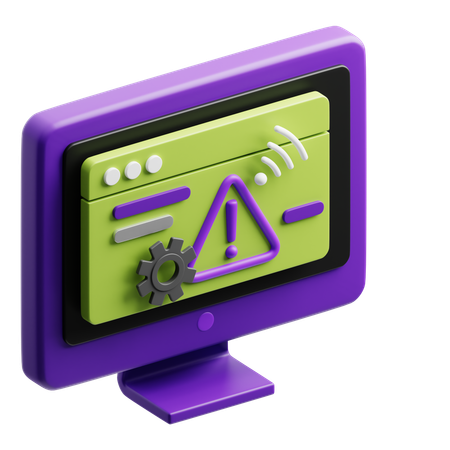 Intrusion Detection System  3D Icon