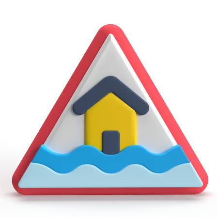 Inundación  3D Icon
