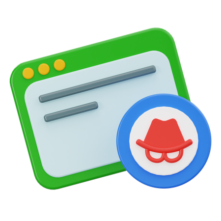 Invasão de sites  3D Icon