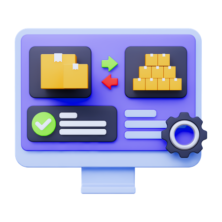 Inventario digital  3D Icon