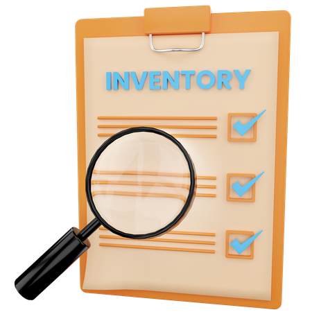 Inventory Inspection  3D Icon