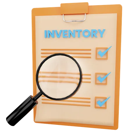 Inventory Inspection  3D Icon