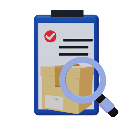 Inventory Inspection  3D Icon