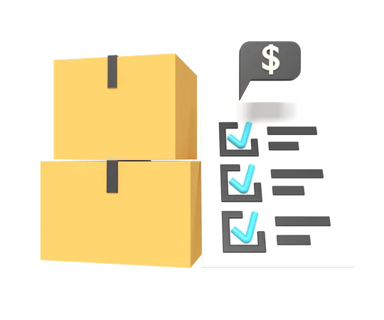 Inventory Management 3D Icon