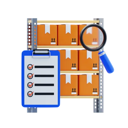 Inventory Management  3D Icon