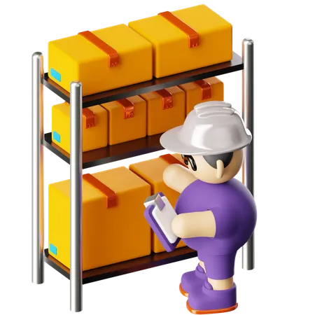 Inventory Management  3D Icon