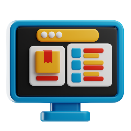 Inventory Management  3D Icon