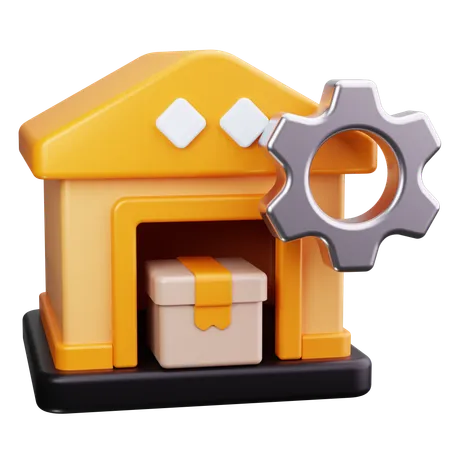 Inventory Management  3D Icon