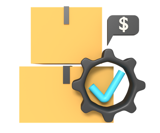 Inventory Management  3D Icon