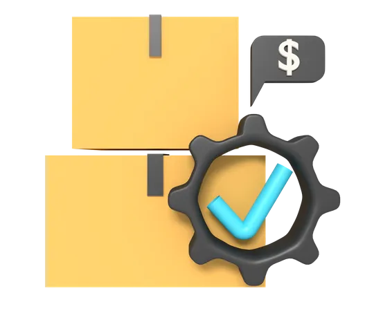 Inventory Management  3D Icon