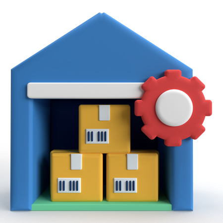 Inventory Management  3D Icon