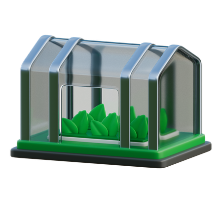 Casa verde  3D Icon