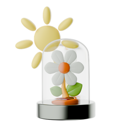 Invernadero  3D Icon