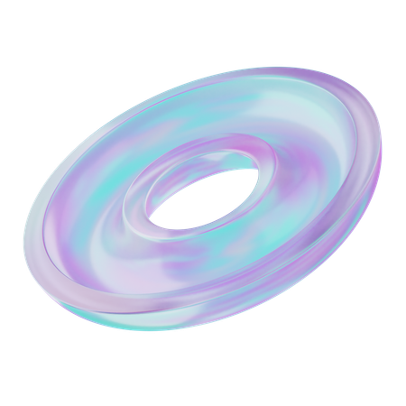 Inversed Half Torus  3D Icon