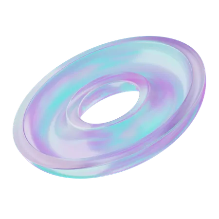 Inversed Half Torus  3D Icon