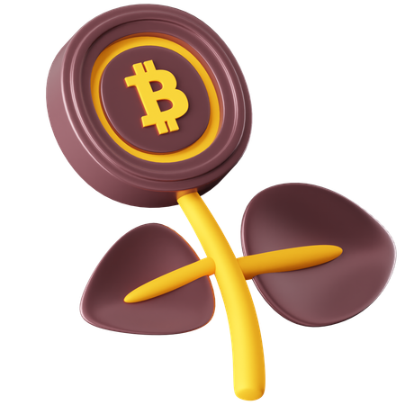 Inversión bitcoin  3D Icon