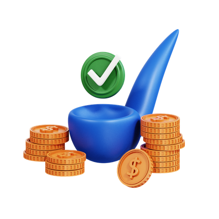 Inversión de dinero  3D Icon