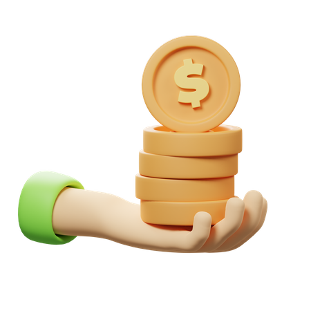 Inversión financiera  3D Icon