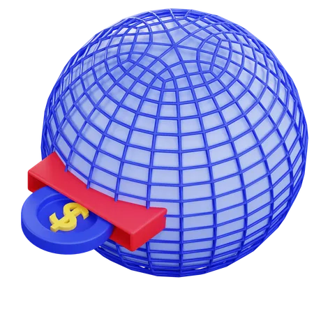 Inversión global  3D Icon