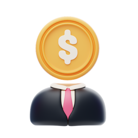 Inversor financiero  3D Icon