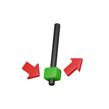 Inverted hammer  3D Icon