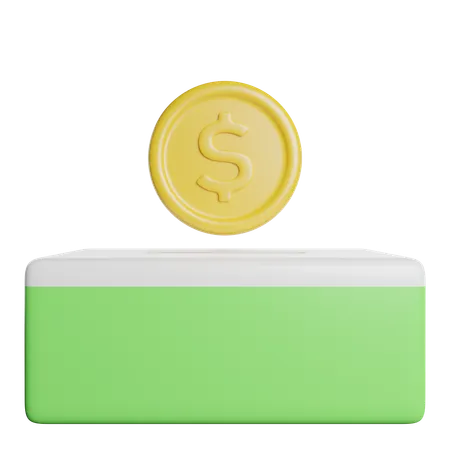 Invest Money Cash 3D Icon