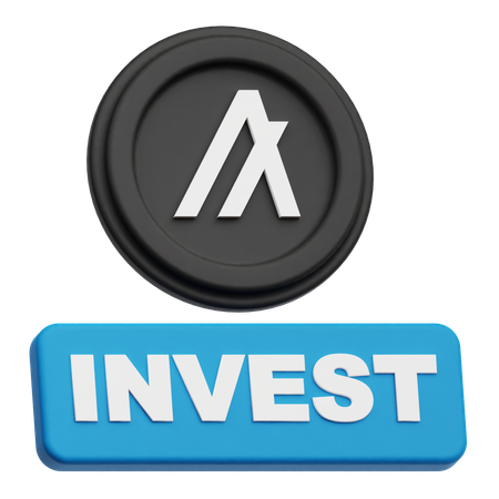 Invest Algorand Token  3D Icon