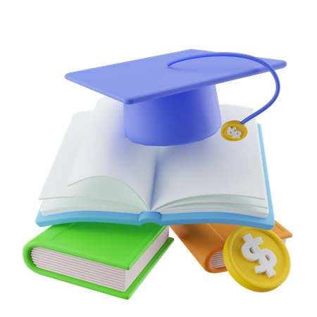 Invest Education  3D Icon
