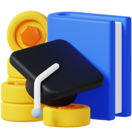 Invest For Education  3D Icon