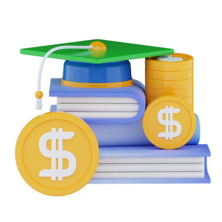 Invest For Education  3D Icon