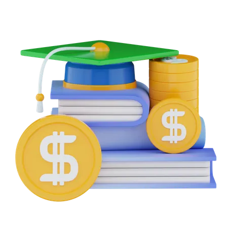 Invest For Education  3D Icon