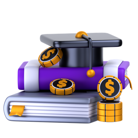 Invest For Education  3D Icon