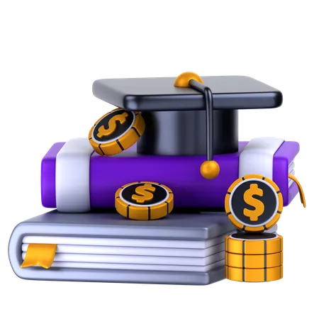 Invest For Education  3D Icon