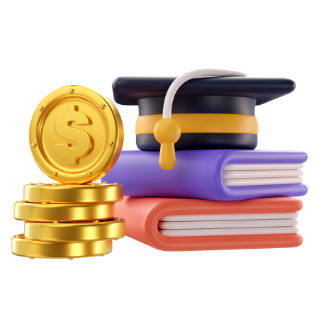 Invest For Education  3D Icon