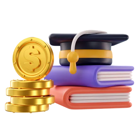 Invest For Education  3D Icon