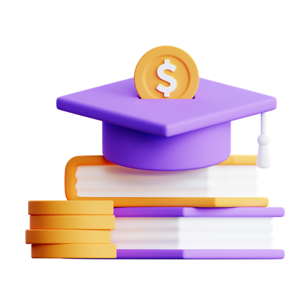 Invest For Education  3D Icon