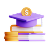 scholarship emoji 3d