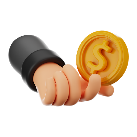 Invest Money  3D Icon